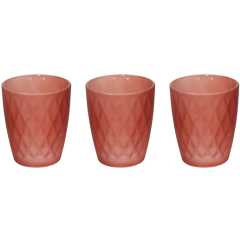 Набор стаканов Glass Rosso Matt 320 мл, 3 шт
