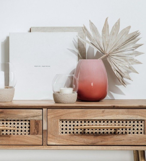 Ваза Drop Perlemor Home 17,5 см