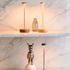 Лампа настольная Zafferano Swap 29 см, цвет золото