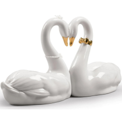 Статуэтка "Бесконечная любовь" 27х13х10 см, re-deco золото