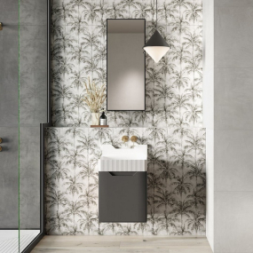 Керамогранит Rondine Ludo 60х120, Palmetta Bianco, 7 мм