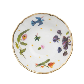 Салатник порционный "Цветы и птица" Fabula 15,5 см
