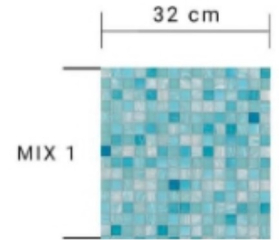 Мозаика стеклянная Bisazza Le Sfumature 32.2х258.8, Gladiolo, 4мм