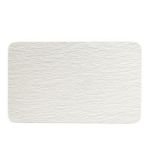 Блюдо прямоугольное Manufacture Rock Blanc 28x17 см