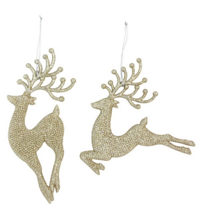 Игрушка на елку "Северный олень" 14 см, в ассортименте