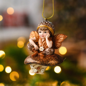 Елочная игрушка "Лесная фея" 7,6 см, в ассортименте