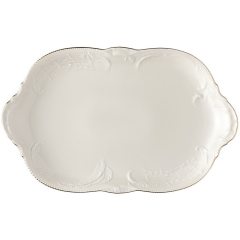 Блюдо сервировочное овальное Sanssouci Ivory Gold 38 см