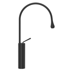 Смеситель для раковины Gessi Goccia 33609.299, черный матовый