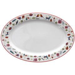 Блюдо овальное Christmas Candy 36 см