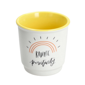 Чашка для эспрессо без ручки Color Block 100 мл, желтая