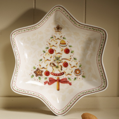 Салатник-звезда "Новогодняя елка" Winter Bakery Delight 24,5 см