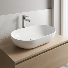 Раковина накладная Flaminia App 62х40 AP62A, белая