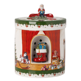 Шкатулка музыкальная "Подарки Санты" 21,5 см