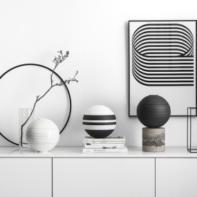 Набор блюд La Boule, черно-белый, 7 предметов