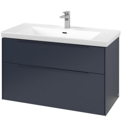 Тумба подвесная Villeroy & Boch Subway 3.0 97x58x48 C570L2VQ, с подсветкой, Marine Blue