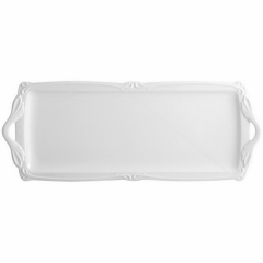 Блюдо сервировочное прямоугольное Rocaille Blanc 36х15 см