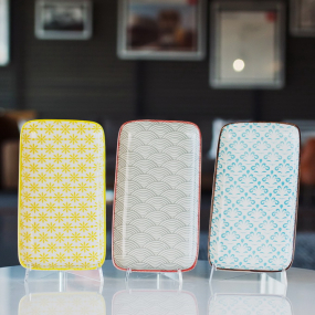 Блюдо прямоугольное Portata Delhi 21х11,5 см, цвет в ассортименте