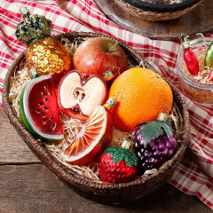 Игрушка на елку "Ананас" 11,5 см