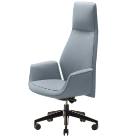 Кресло офисное Poltrona Frau Downtown President, Fresco Blue