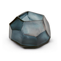 Подсвечник Guaxs Cubistic 9 см, морская волна
