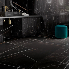 Керамогранит Italon Charme Deluxe 80х80 Lux, Sahara Noir, 9 мм