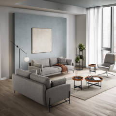 Стол журнальный Calligaris Arena 42х42 CS5118-P, Black / Cognac