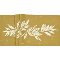 Скатерть-дорожка Big Leaves 50x140 см, цвет золото