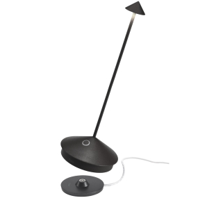 Лампа настольная Zafferano Pina Pro 29 см, черная