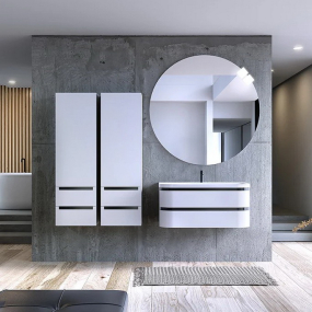 Шкаф-пенал подвесной Kolpa-San Vittoria V 1481 WH, 147х45, белый