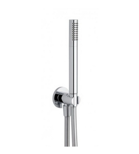 Лейка для душа iB Rubinetti Shower&Co SH022CC, с шлангом и держателем , хром