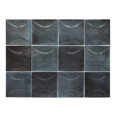 Плитка керамическая Equipe Hanoi 10х10, Arco Blue Night, 8 мм