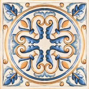 Керамогранит Rondine Tuscany 20,3х20,3, Giotto Mix Decoro, 9 мм