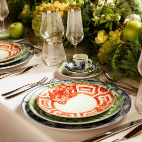 Тарелка салатная The Meaning 23 см, красная