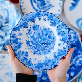 Тарелка салатная "Делфские розы" Classics on Acid 21 см