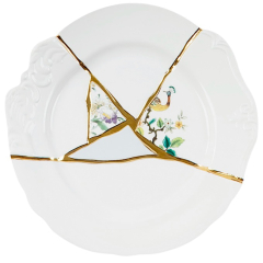 Тарелка столовая Seletti Kintsugi 27,5 см, декор 2