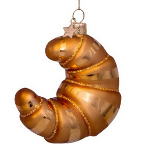 Елочная игрушка "Круассан" 10 см