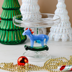 Блюдо на ножке "Лошадь-качалка" Schiaccianoci 11,5х14 см