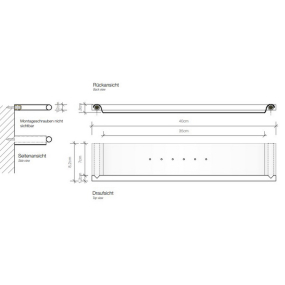 Полка Decor Walther Mikado 0521720, золото