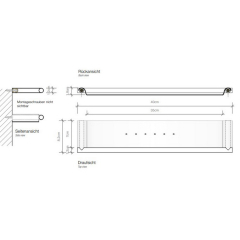 Полка Decor Walther Mikado 0521720, золото