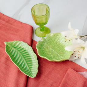 Салатник "Листок" Lemon Garden 20х19 см