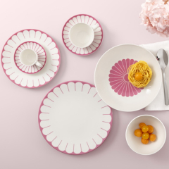 Тарелка глубокая для пасты Fleur Cassis 24 см