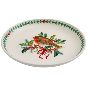 Тарелка салатная Botanic Garden Christmas Holly "Зарянка" 22,5 см