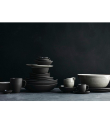 Тарелка глубокая Junto Slate Grey 17 см