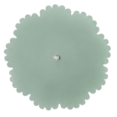 Свеча Fleur Accessoires 15 см, зеленая