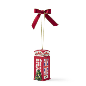 Елочная игрушка Spode Christmas Tree Ornaments "Телефонная будка" 9 см