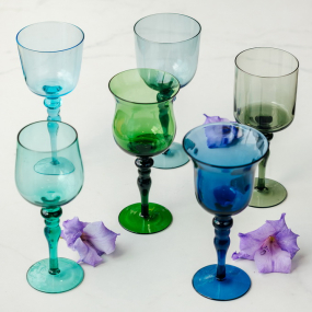 Набор бокалов Diseguale 470 мл, 6 шт, цвет синий/зеленый