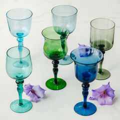 Набор бокалов Diseguale 470 мл, 6 шт, цвет синий/зеленый