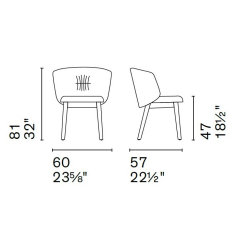 Стул Calligaris Sweel CS2207, Amber