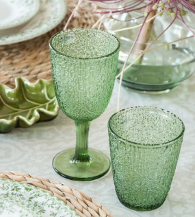 Набор стаканов Glass Davor 280 мл, 3 шт, цвет зелёный