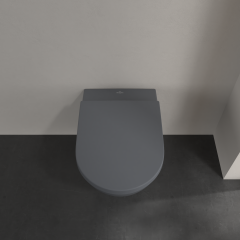 Унитаз подвесной Villeroy & Boch Subway 2.0 56х37 CeramicPlus, с сиденьем, графит
